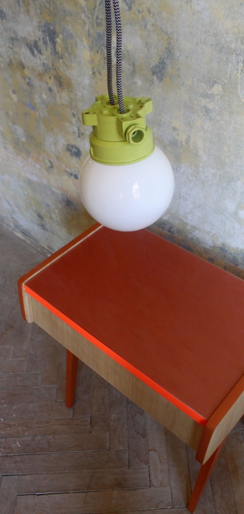 extravagant orange table